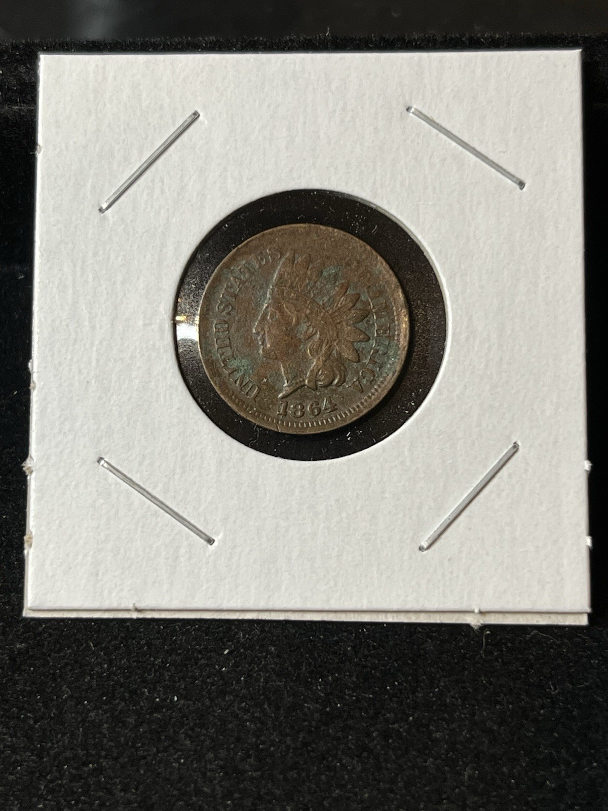 1864 indian head cent bronze Vf+ Details 1864 indian head cent bronze Vf+ Details