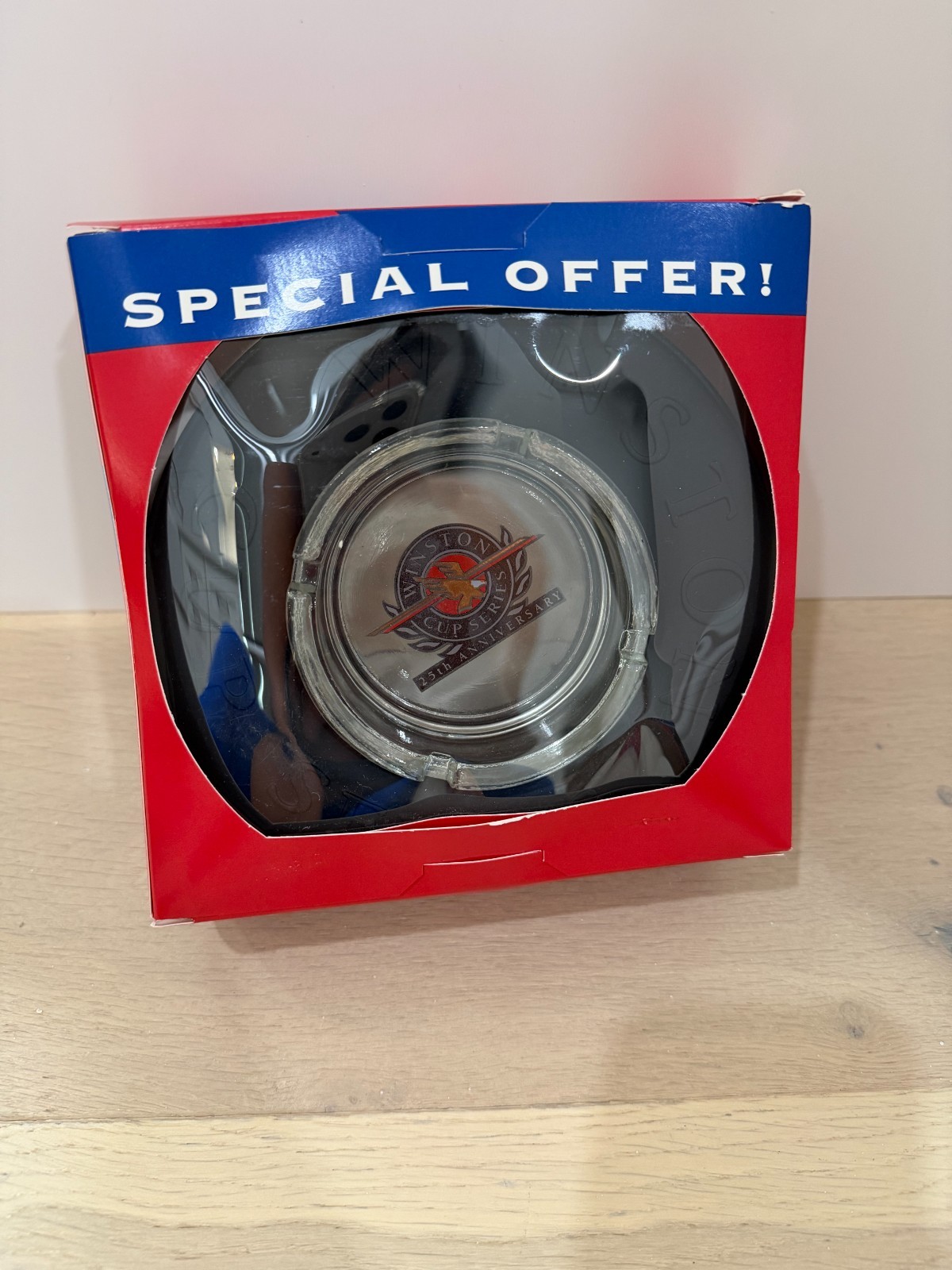 Vintage 1995 NASCAR Winston Cup Series 25th Anniversary Racing Tire Ashtray