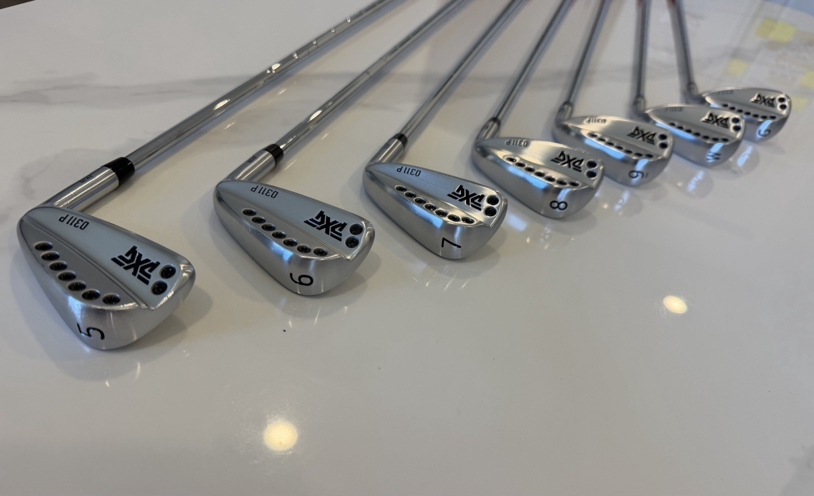 EXCELLENT - PXG 0311 P GEN2 Irons 5-GW RH Nippon 1050GH Stiff Premium PURE Grips EXCELLENT - PXG 0311 P GEN2 Irons 5-GW RH Nippon 1050GH Stiff Premium PURE Grips
