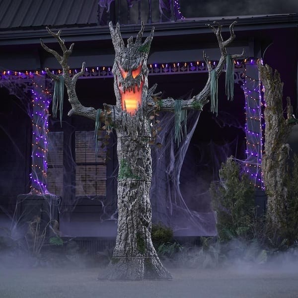 Home Accents 9 FT Wicked Woods LED Murderous Maple Halloween 24SV24289