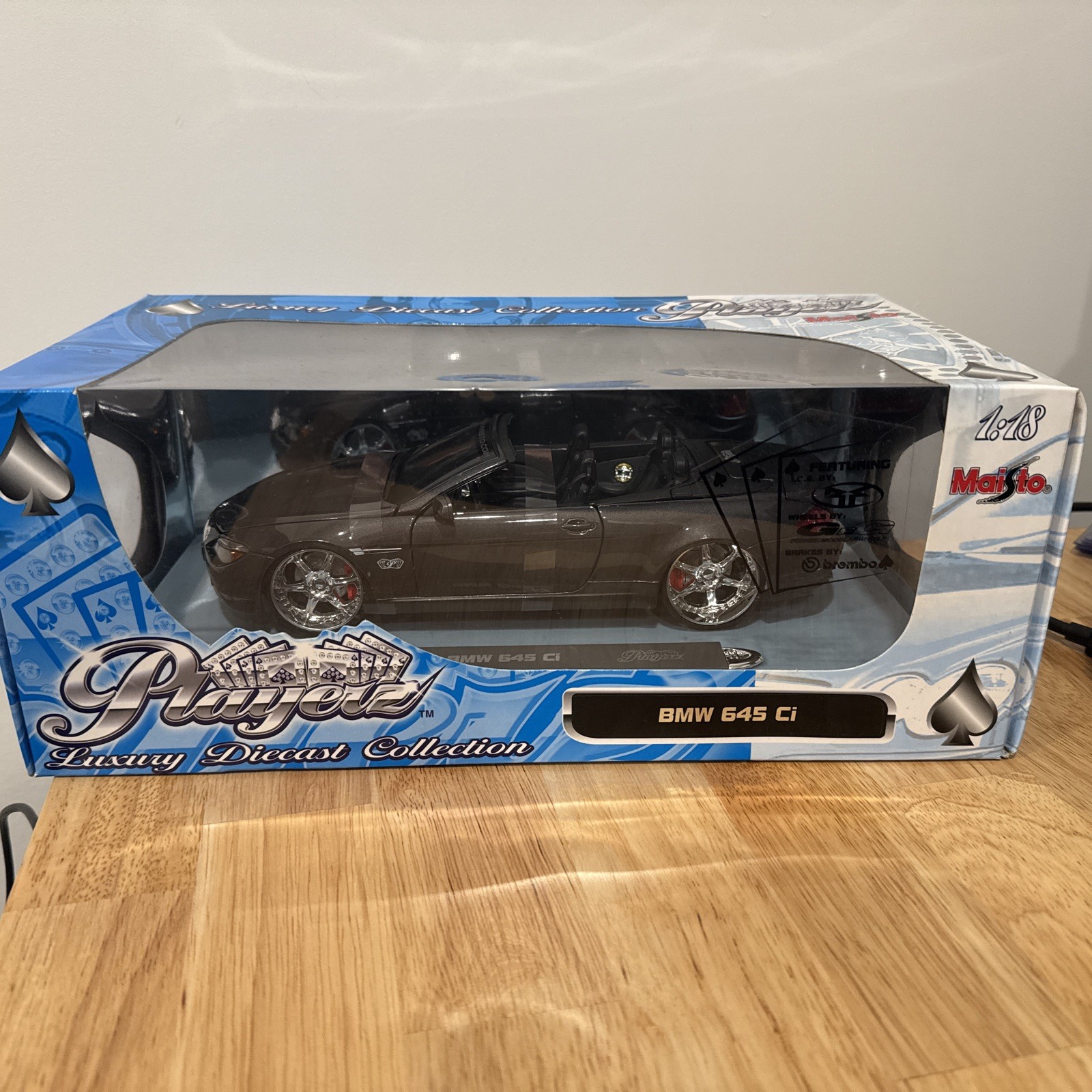 RARE Maisto Playerz BMW 645 Ci 1:18 Sealed NIB - HARD to FIND RARE Maisto Playerz BMW 645 Ci 1:18 Sealed NIB - HARD to FIND