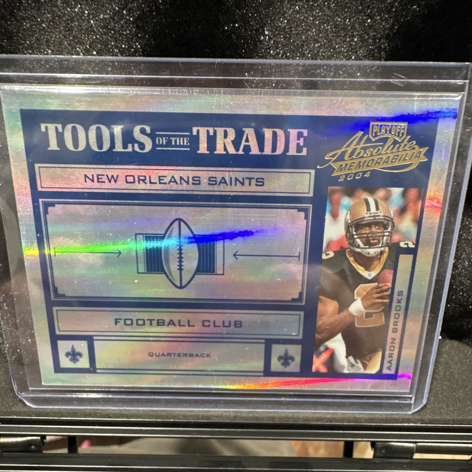 2004 Playoff Absolute Memorabilia - Tools of the Trade Aaron Brooks #TT-6/10 2004 Playoff Absolute Memorabilia - Tools of the Trade Aaron Brooks #TT-6/10