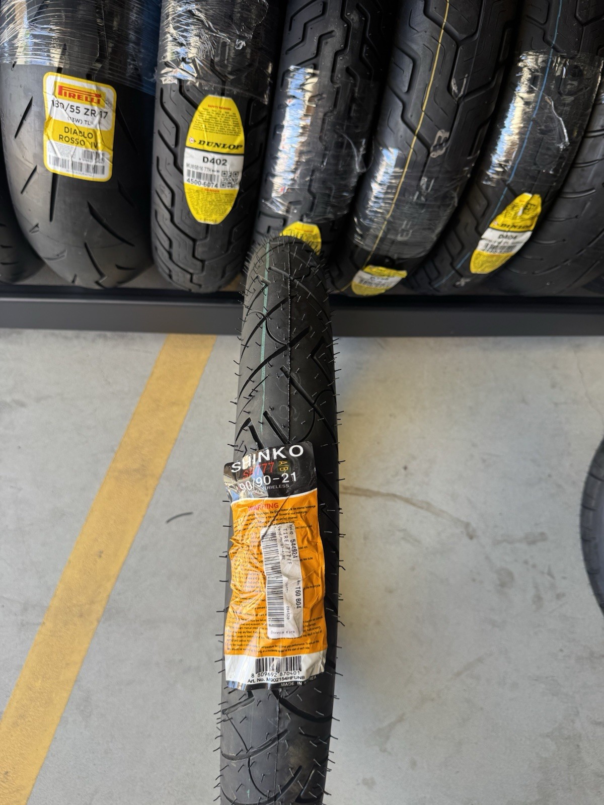Shinko 90/90B21 Front Tire 777 Motorcycle 90 90 21 SR777 Street 87-4182 Shinko 90/90B21 Front Tire 777 Motorcycle 90 90 21 SR777 Street 87-4182
