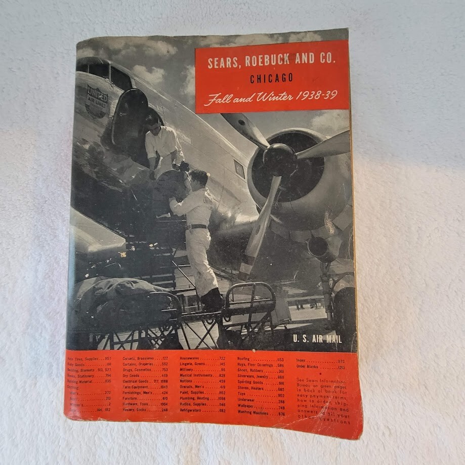 VINTAGE 1938-39 CHICAGO- SEARS ROEBUCK & CO FALL AND WINTER CATALOG (ORIGINAL) VINTAGE 1938-39 CHICAGO- SEARS ROEBUCK & CO FALL AND WINTER CATALOG (ORIGINAL)