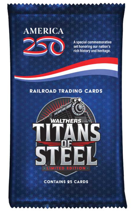 Walthers 900-2001 Titans of Steel  America250™ 25-Card Pack