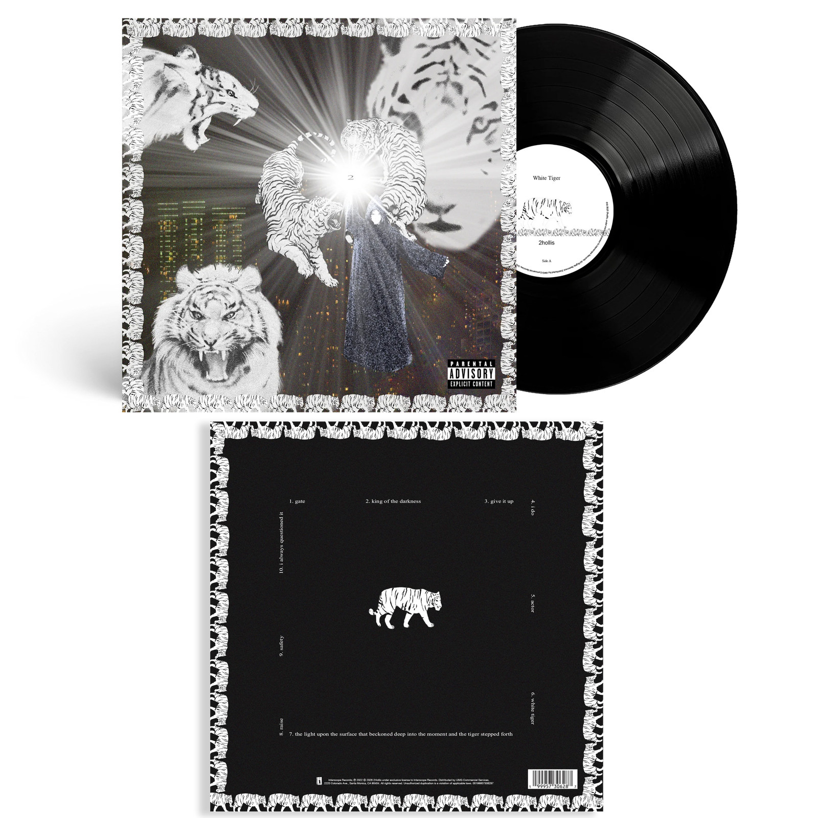 2hollis - White Tiger Limited Edition Vinyl Record LP