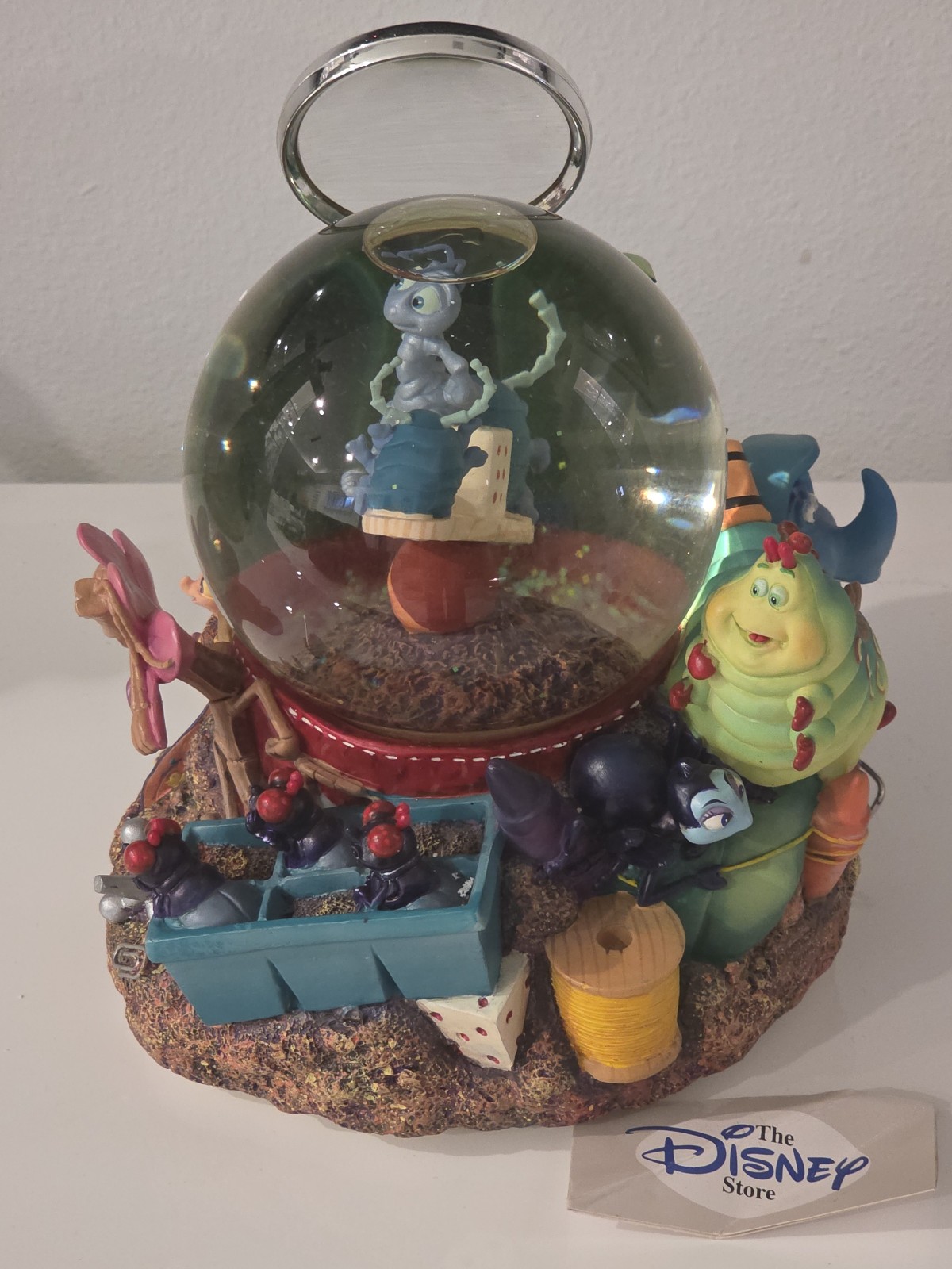 NEW~Disney Snow Globe A Bug's Life ~with Music Limited Edition very RARE NEW~Disney Snow Globe A Bug's Life ~with Music Limited Edition very RARE