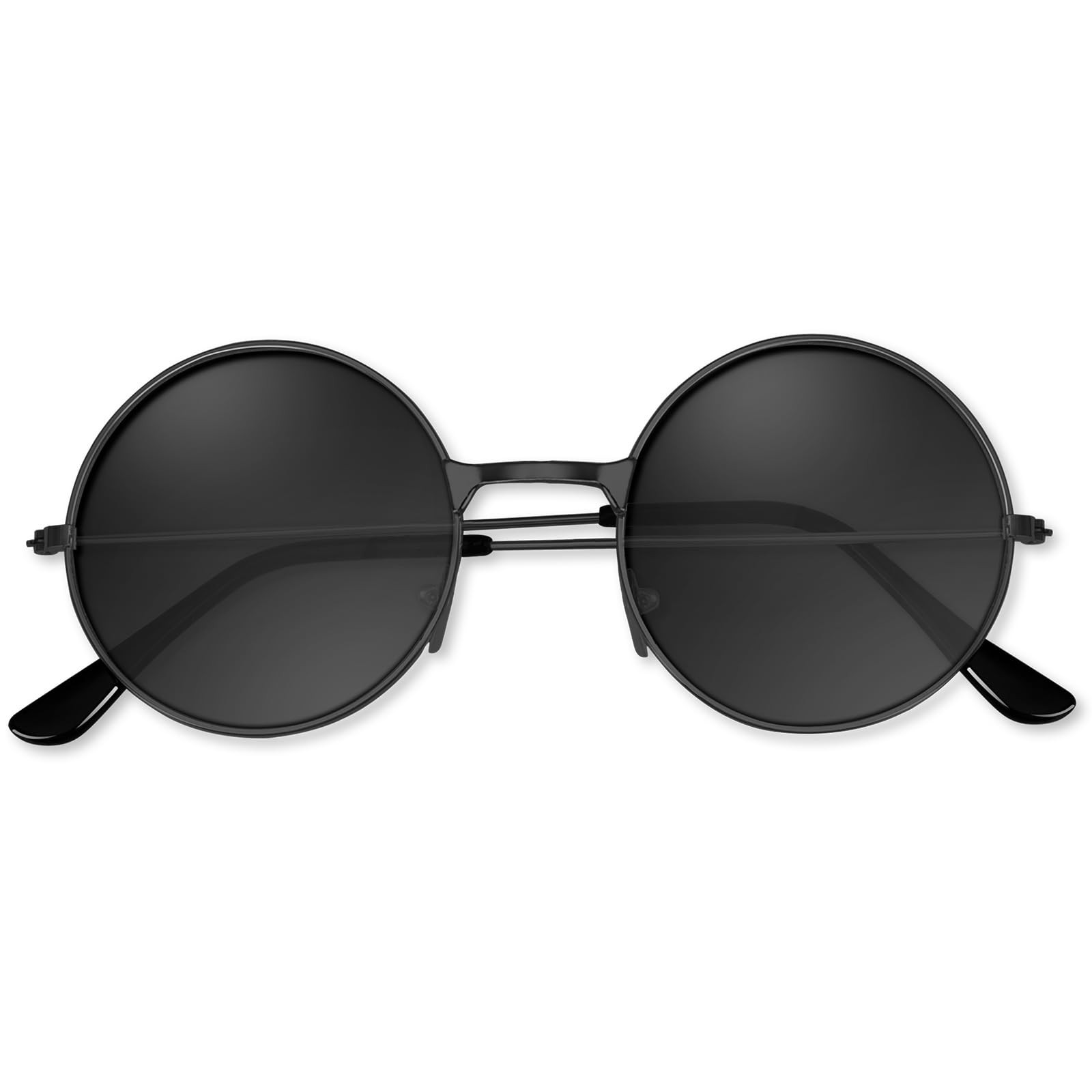 Round Hippie Sunglasses Retro Circle Glasses Vintage Party Accessories