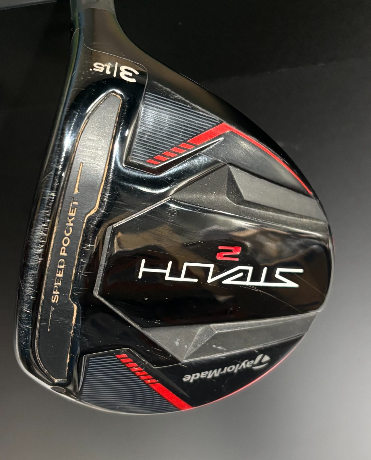 TaylorMade Stealth 2 15* 3 Wood Stiff Ventus TR Red FW 60g RH USED TaylorMade Stealth 2 15* 3 Wood Stiff Ventus TR Red FW 60g RH USED