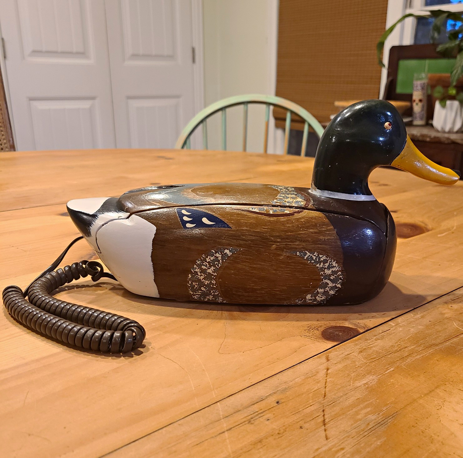 Vintage Telemania Duck Phone Landline, Quack Ringer And Light Up Eyes All Work Vintage Telemania Duck Phone Landline, Quack Ringer And Light Up Eyes All Work