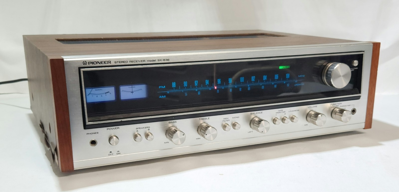 Pioneer SX-636 Vintage Stereo Receiver Tested Working Pioneer SX-636 Vintage Stereo Receiver Tested Working