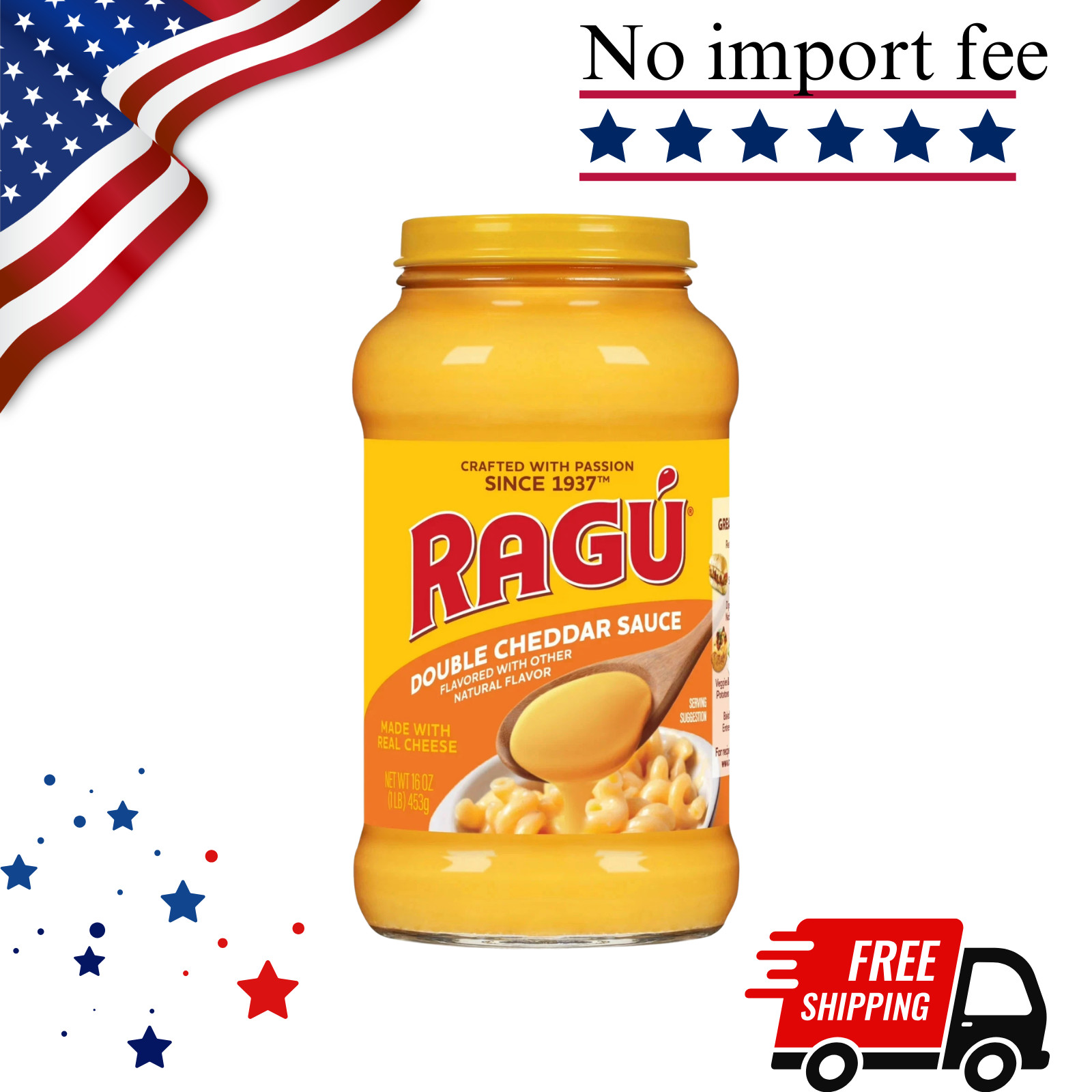 Ragu Double Cheddar Sauce, Made with Real Cheese, 16 oz****