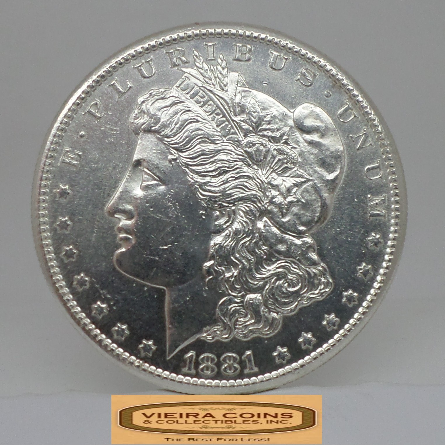 1881-S Morgan Silver Dollar, AU / MS - #C64633NQ