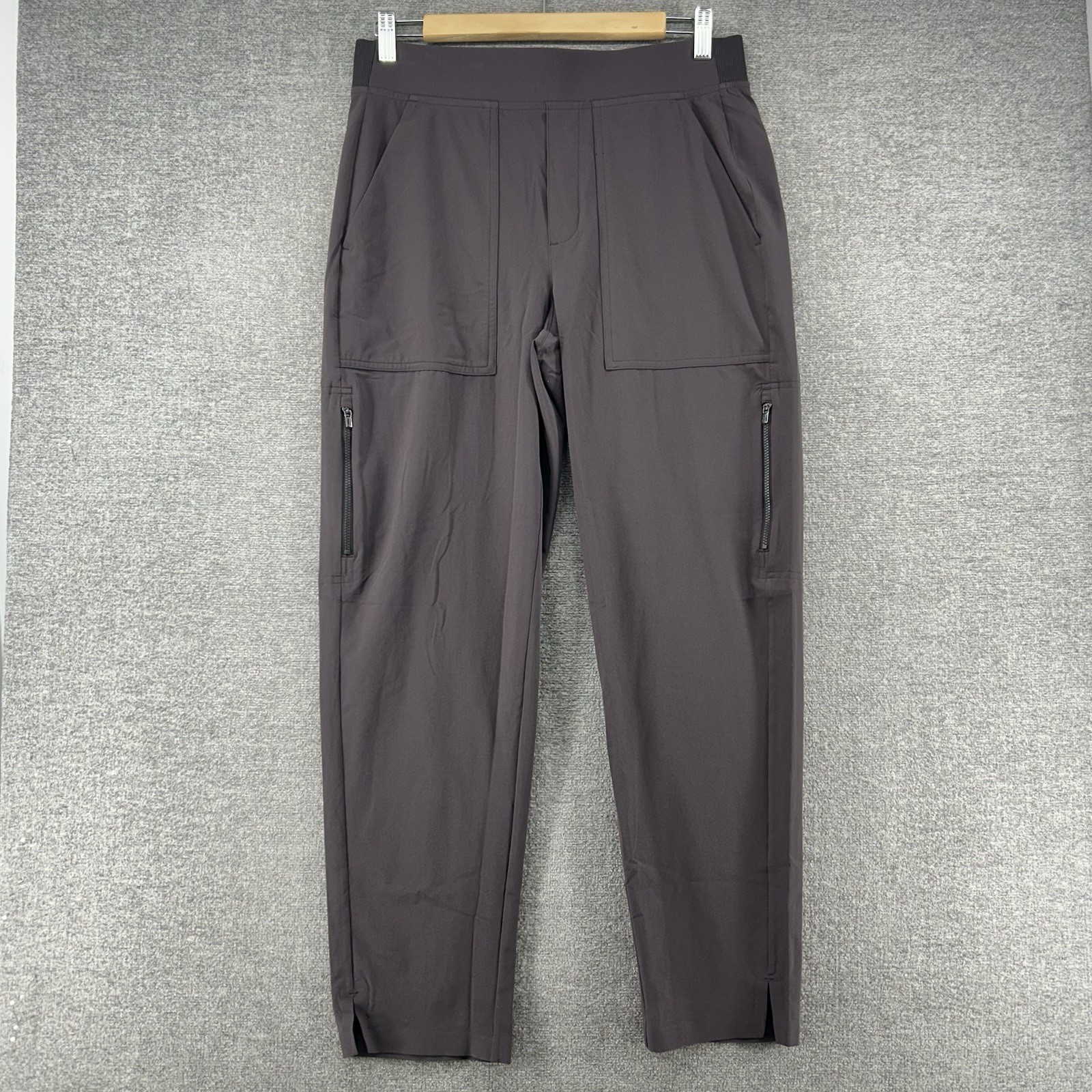 Athleta Brooklyn Mid Rise Ankle Utility Pants Women Size 6 Brown Casual Activewe