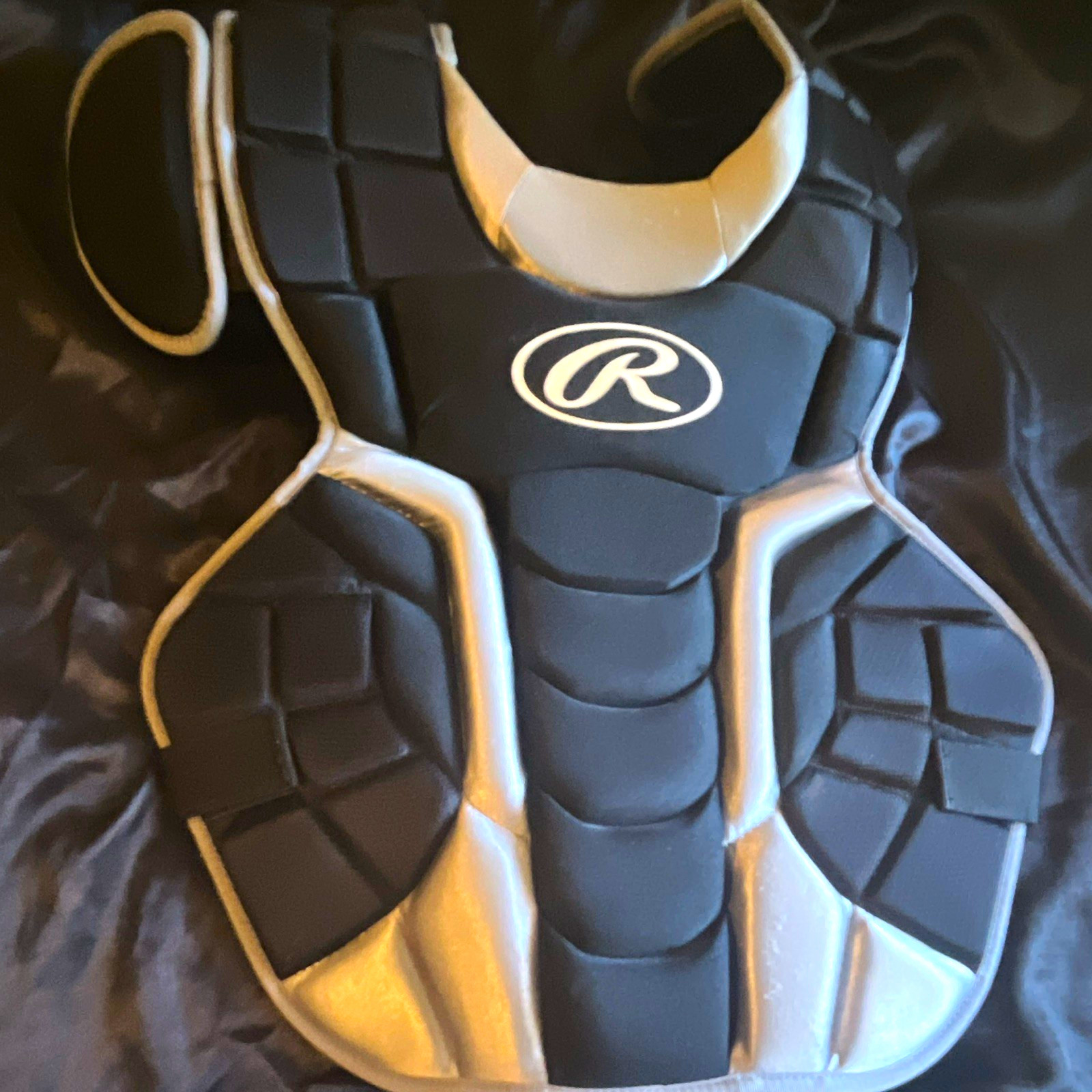 Rawlings Adult Catchers Gear Set Chest & Leg Guards Black/Gray Adjustable Rawlings Adult Catchers Gear Set Chest & Leg Guards Black/Gray Adjustable