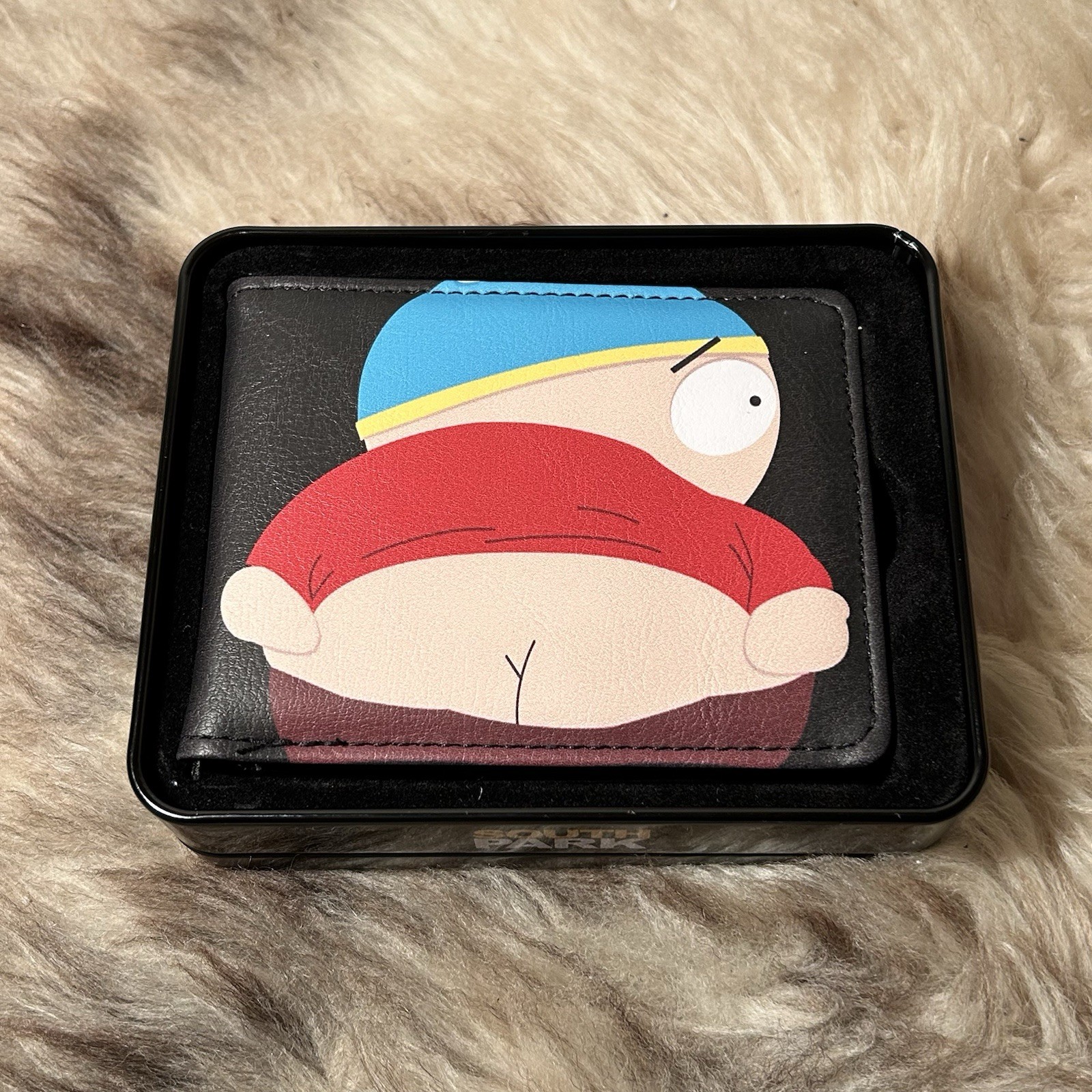NIB Buckle-Down Men\'s Bi-Fold Wallet - South Park - Eric Cartman’s Butt
