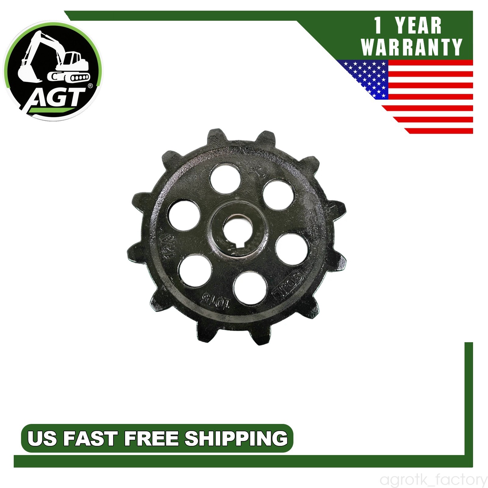 AGT  Drive Sprocket for Mini Excavator Attachment  QDL-H12