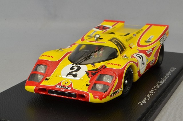 Spark S9980 1/43 PORSCHE 917 NO.2 2ND KYALAMI 9H 1970 J. SIFFERT K. AHRENS