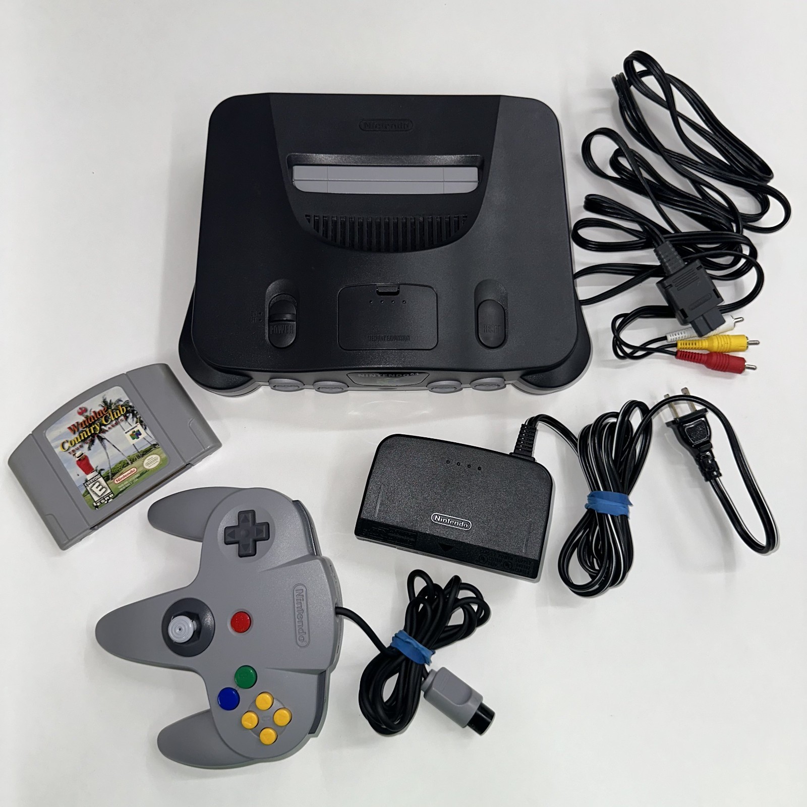 Nintendo 64 Perfect OEM Console System Bundle Controller Cable Game N64 Tested Nintendo 64 Perfect OEM Console System Bundle Controller Cable Game N64 Tested