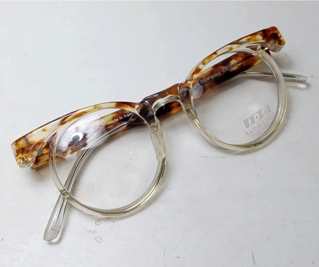 Vintage glasses Oval NOS 1980's IDC Lunettes Jean Francois REY France Lennon Vintage glasses Oval NOS 1980's IDC Lunettes Jean Francois REY France Lennon