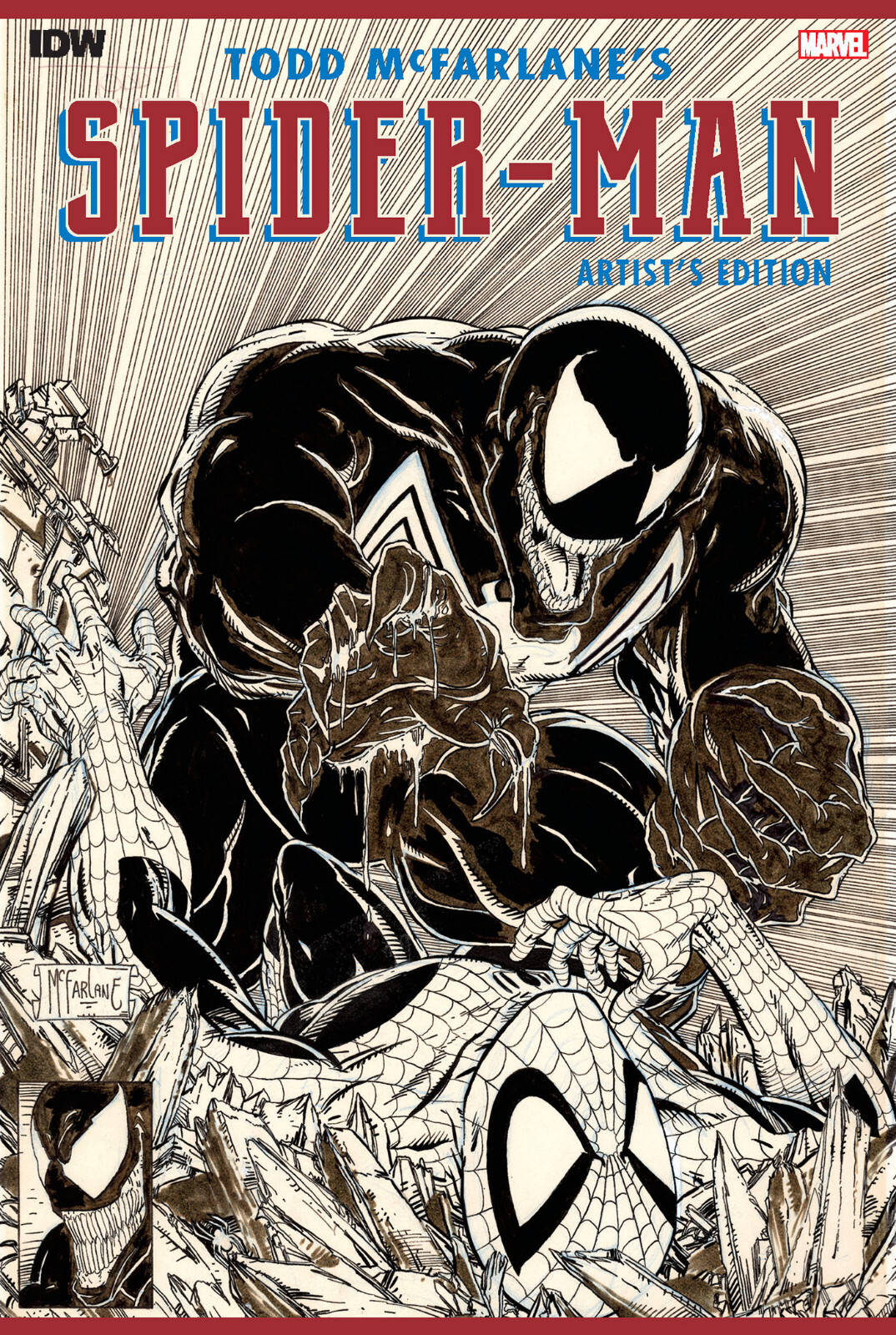 TODD MCFARLANE'S SPIDERMAN: ARTIST'S EDITION OVERSIZED HARDCOVER ~ IDW