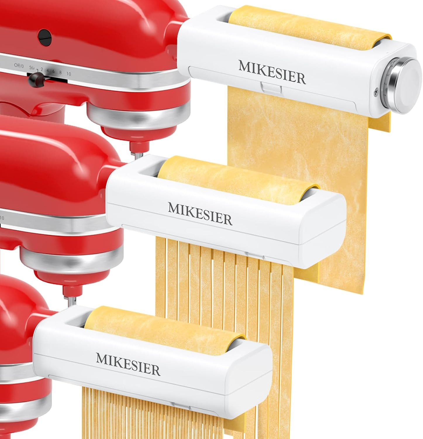 3 Pieces Pasta Maker Attachment for All Kitchenaid Stand Mixers