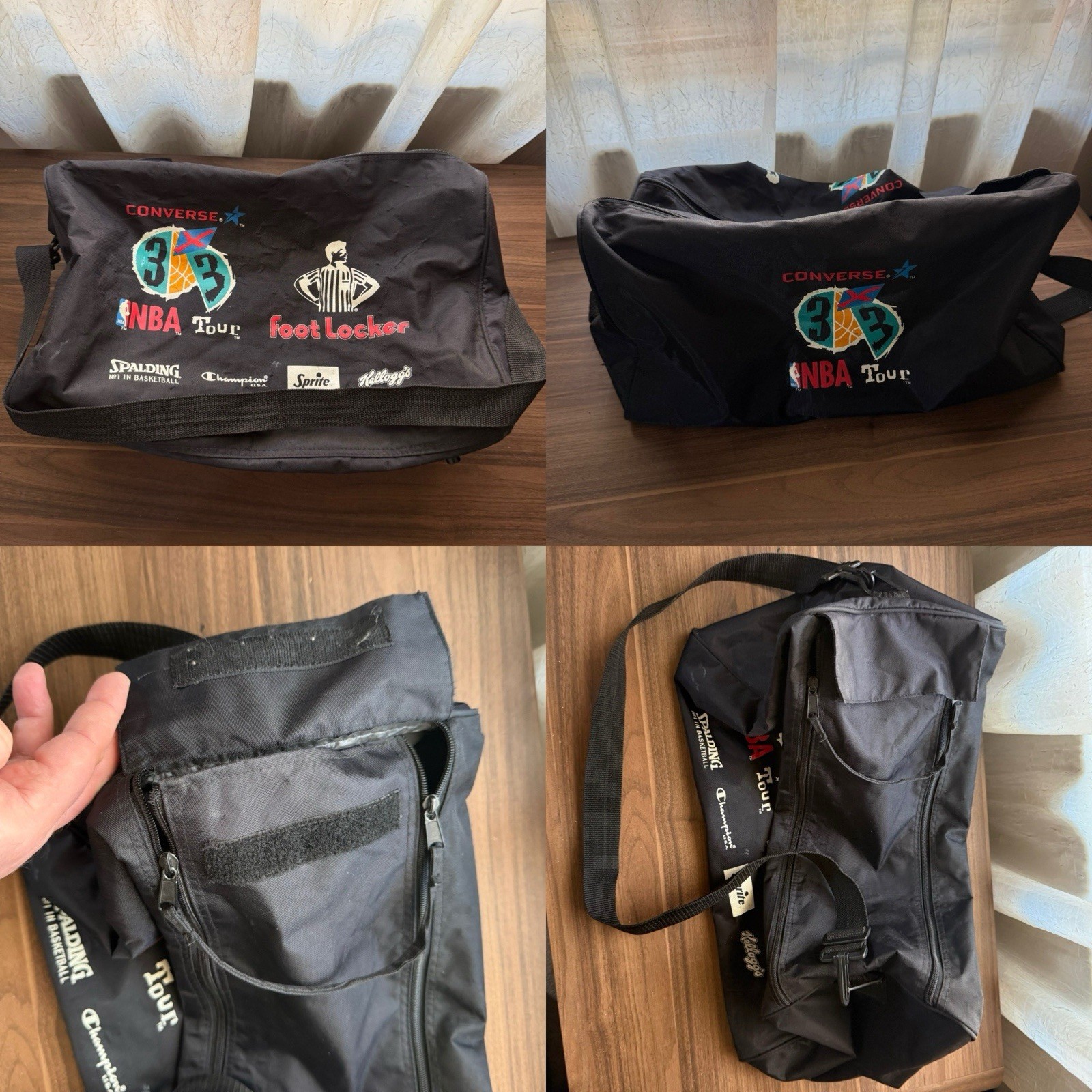 Official Duffel Bag From Converse NBA 3-on-3 Streetball Tour Vintage Mid 1990’s Official Duffel Bag From Converse NBA 3-on-3 Streetball Tour Vintage Mid 1990’s