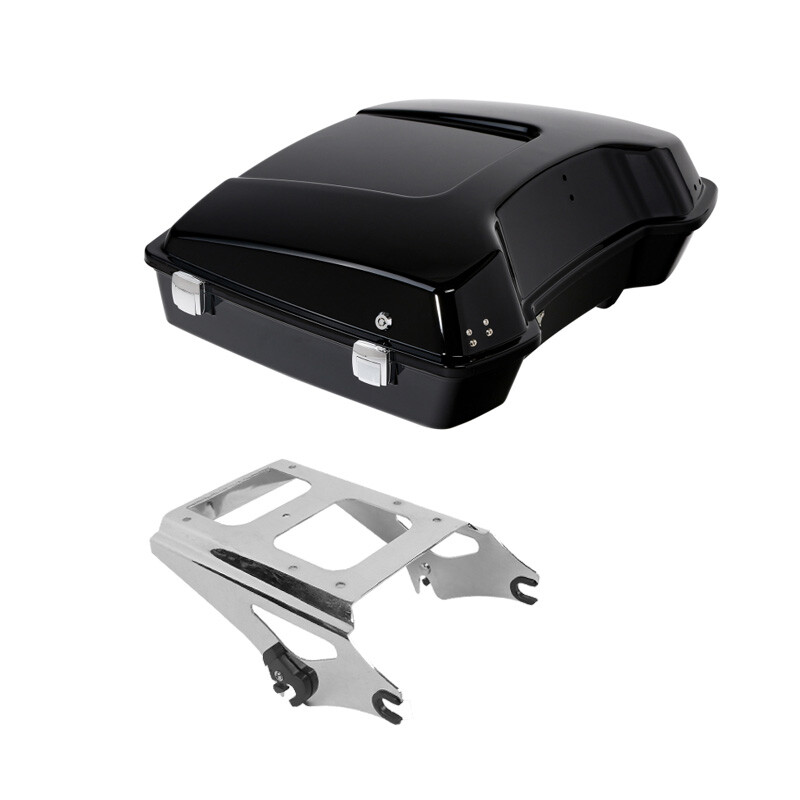 Razor Trunk Two Up Mount Rack Fit For Harley Touring Glide 2009-13