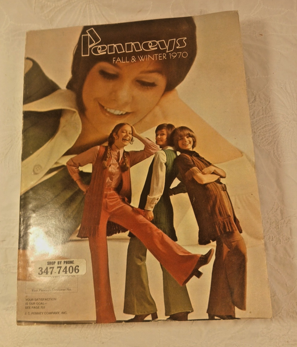 Vintage JC PENNEYS Catalog, Fall & Winter 1970, Reference, Tools, Retro Fashion Vintage JC PENNEYS Catalog, Fall & Winter 1970, Reference, Tools, Retro Fashion
