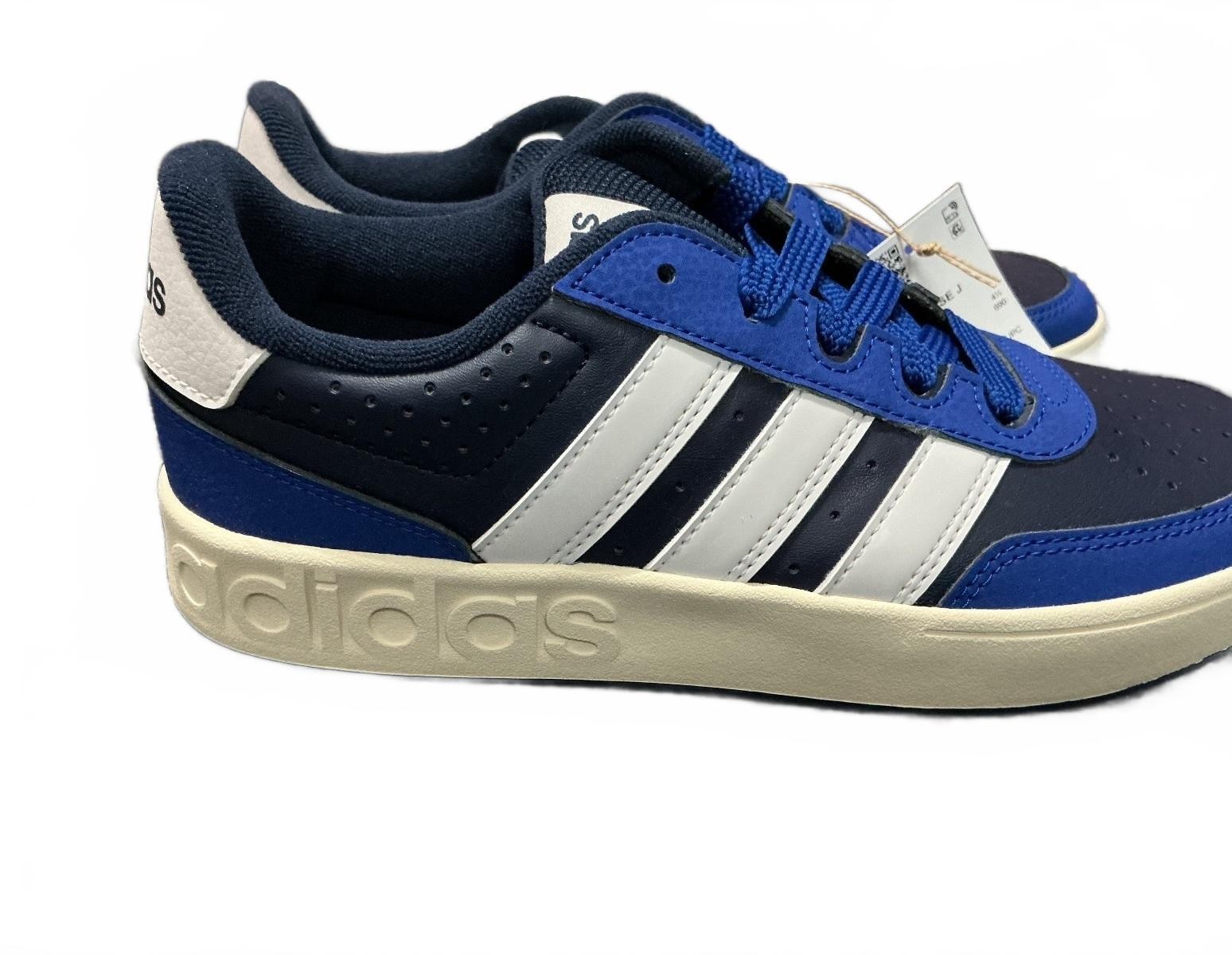 Adidas Breakbase J Navy Blue and Royal Blue Casual Sneakers Size 5 New with Tags Adidas Breakbase J Navy Blue and Royal Blue Casual Sneakers Size 5 New with Tags