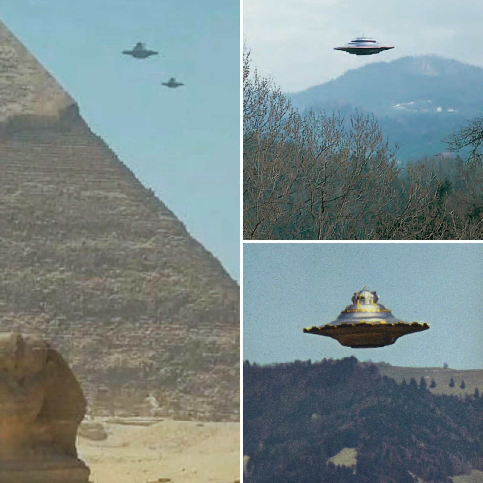 Bundle Of 3 UFO UAP Famous Sightings Photo Prints Paranormal Research Reprints