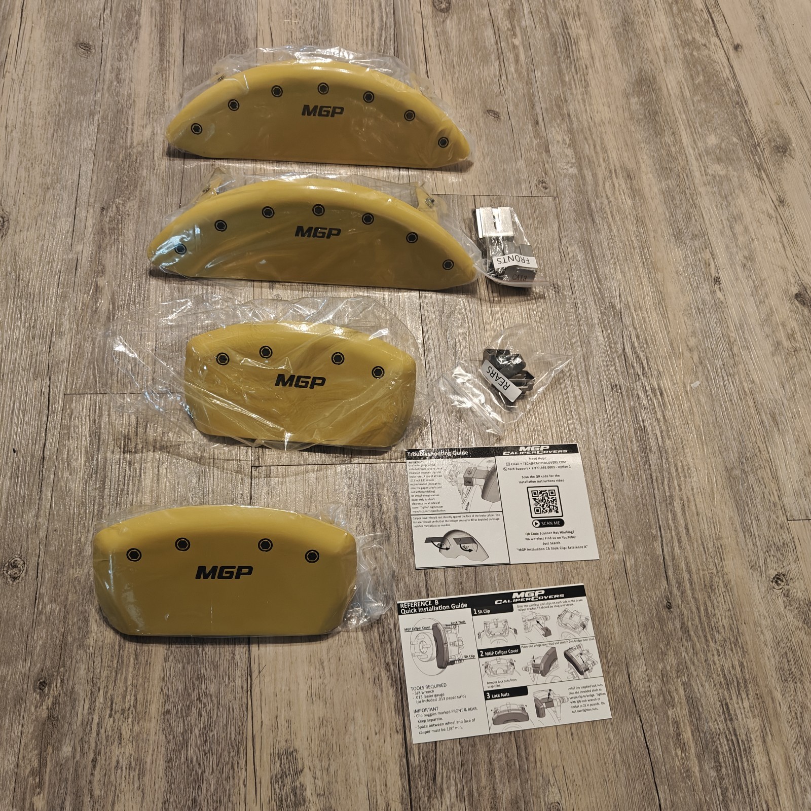 BMW X5 X6 MGP Yellow Brake Caliper Covers Set of 4 18