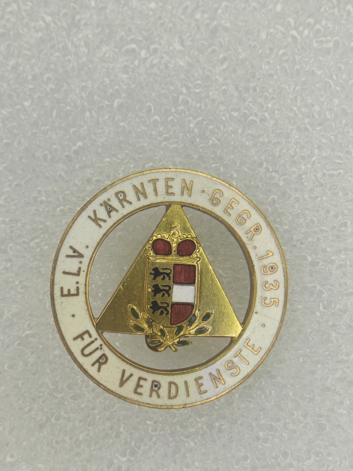 E.L.V. Carinthia used 1935 For Merit Badge Austria