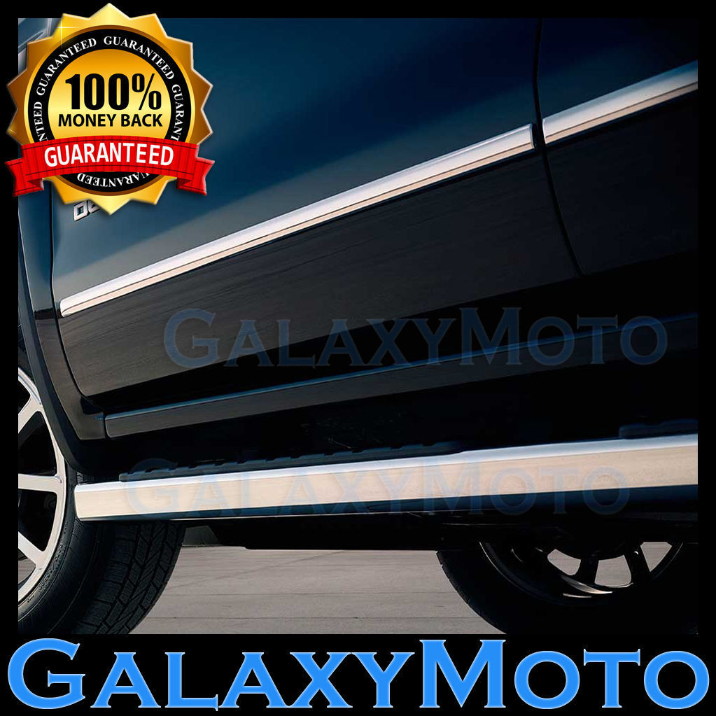 06-16 Ford Explorer SUV 4 Door Chrome Trim Body Side Molding Front+Rear 4pcs Set 06-16 Ford Explorer SUV 4 Door Chrome Trim Body Side Molding Front+Rear 4pcs Set