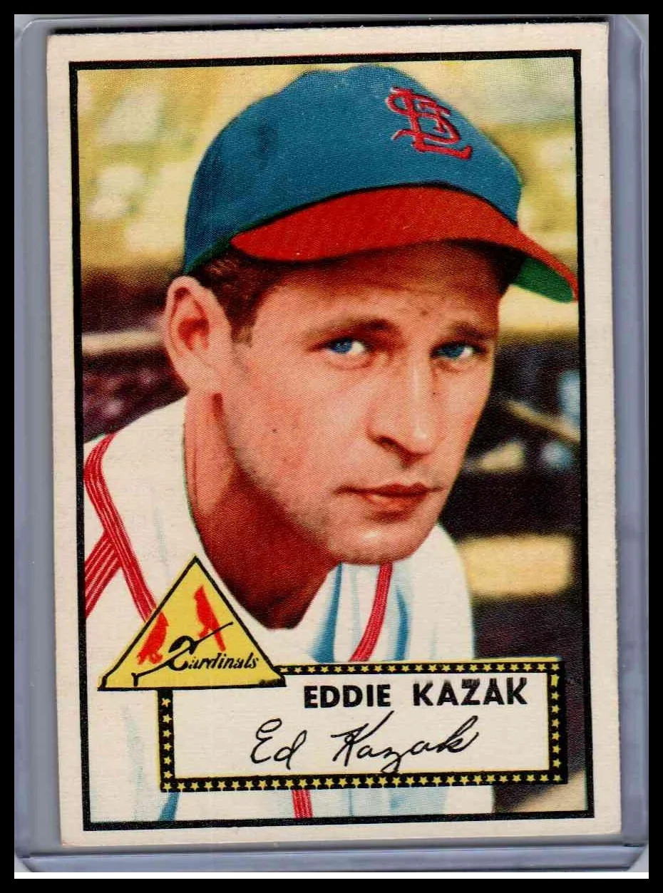 1952 Topps Eddie Kazak #165