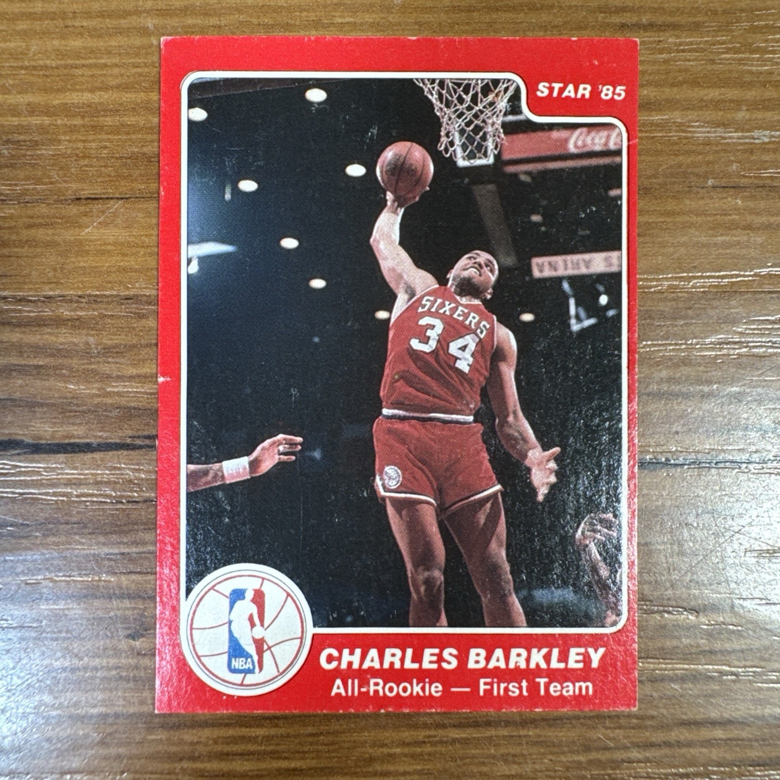 1985-86 Star All-Rookie Team Charles Barkley #3 76ers VG