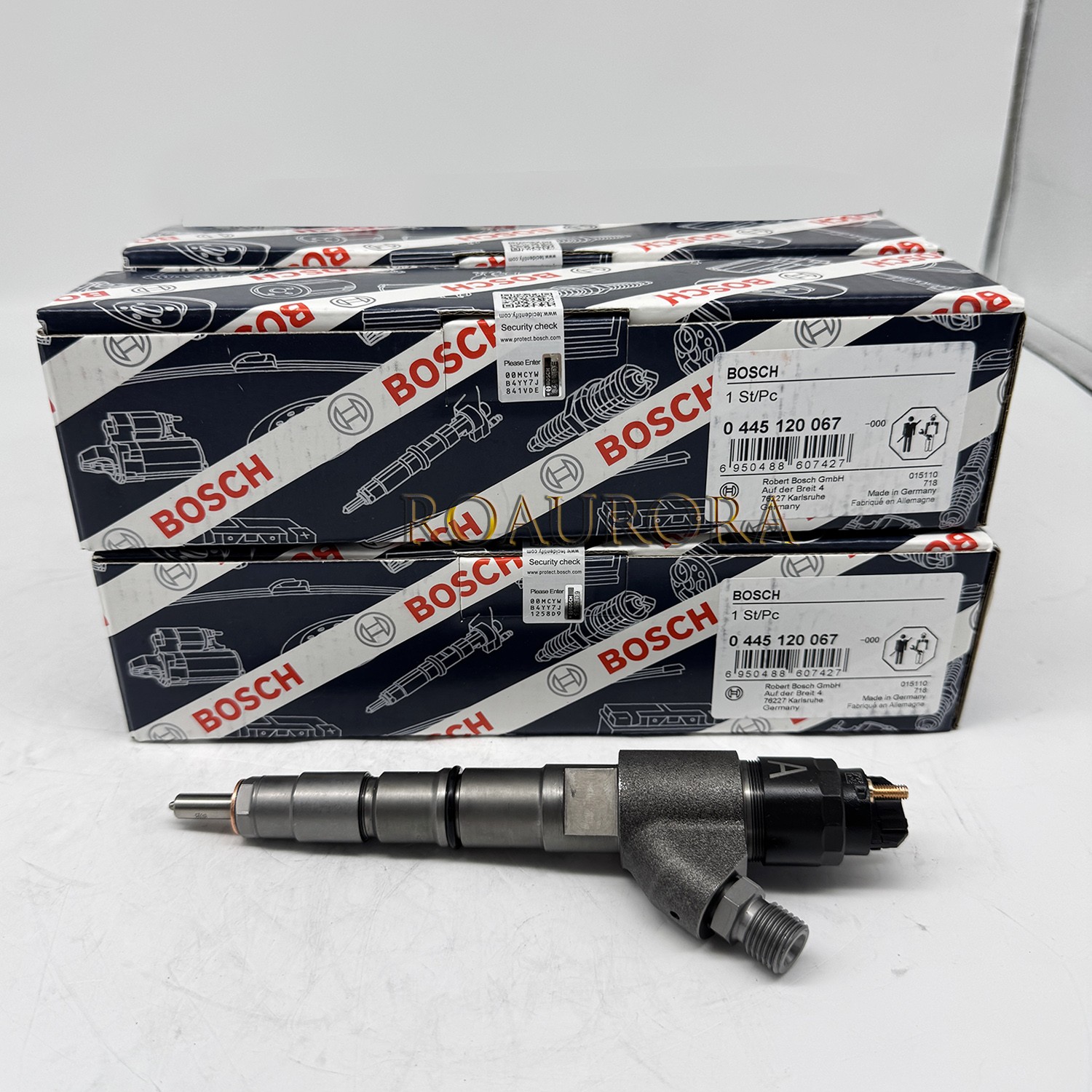 4PCS Fuel Injector Diesel 0445120049 For Mitsubishi Engine 4M50 4.9L ME223750