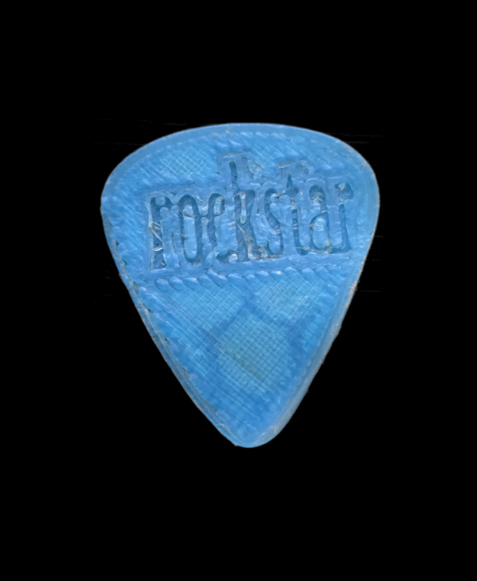3D Printed Guitar picks Custom With Your Name Applied 10 Count