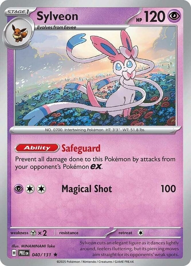 Sylveon - 040/131 - Holo Rare - Near Mint