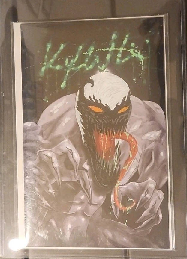 Venom Lethal Protector Kyle Willis Comic W/ Remark And Special Sig 1/1