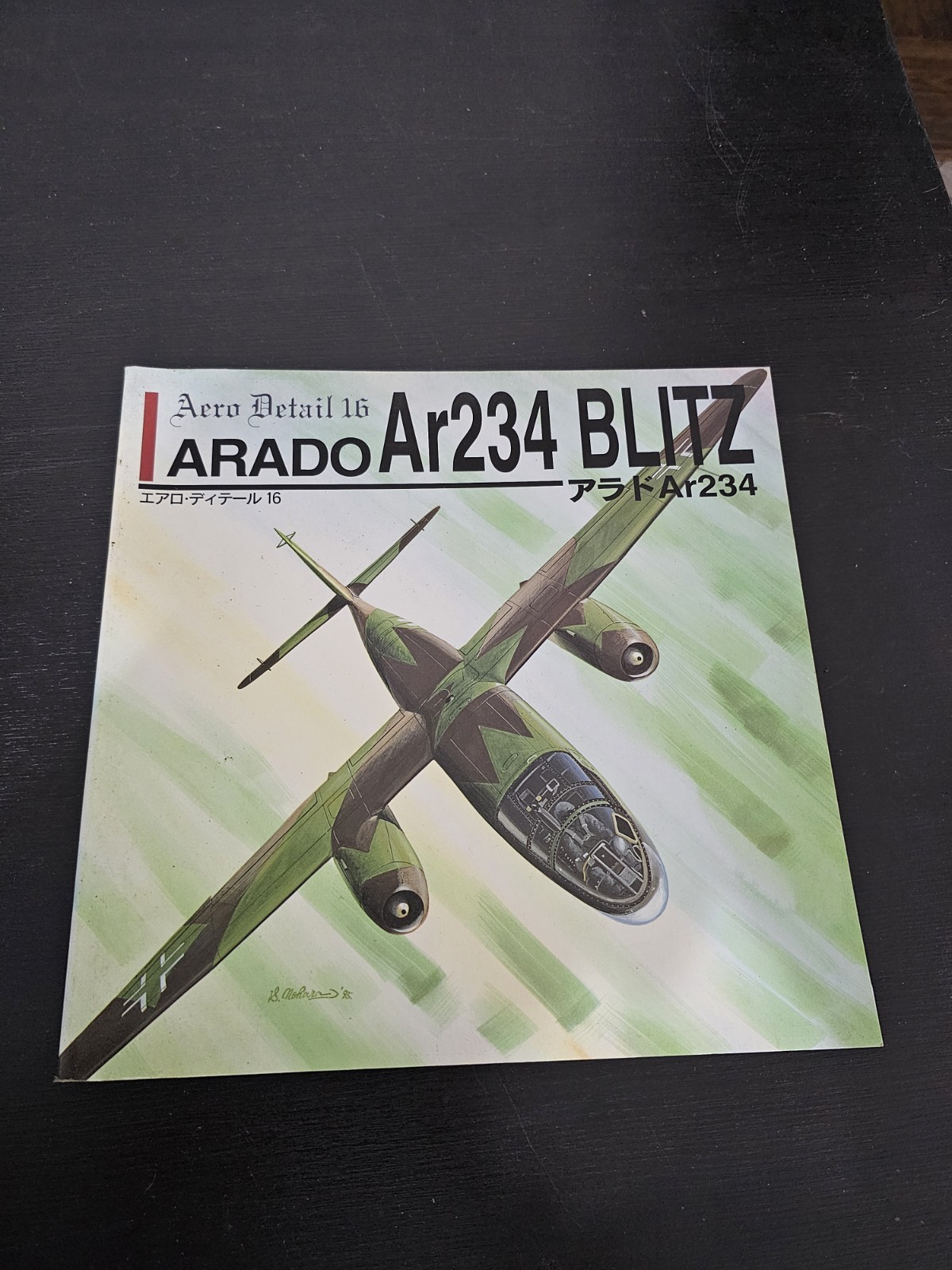 ARADO Ar234 BLITZ PICTORIAL MONOGRAPH AERO DETAIL 16 DAINIPPON KAIGA JAPAN