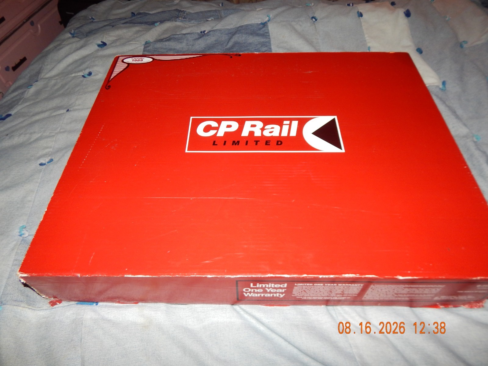Lionel Limited Edition train - CP Rail, Canadian Pacific, NOS in box from 1989 Lionel Limited Edition train - CP Rail, Canadian Pacific, NOS in box from 1989