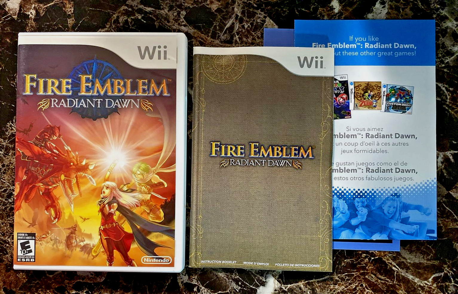 👑🔥🔥 Fire Emblem: Radiant Dawn Nintendo Wii Replacement Case Only 🔥🔥👑