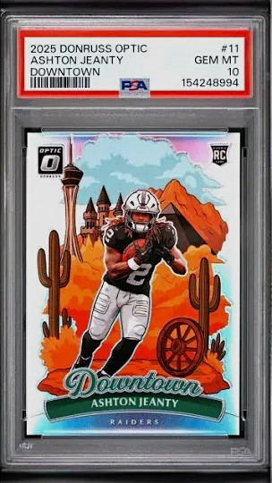 1/10 Odds For The Ashton Jeanty Psa 10 Downtown