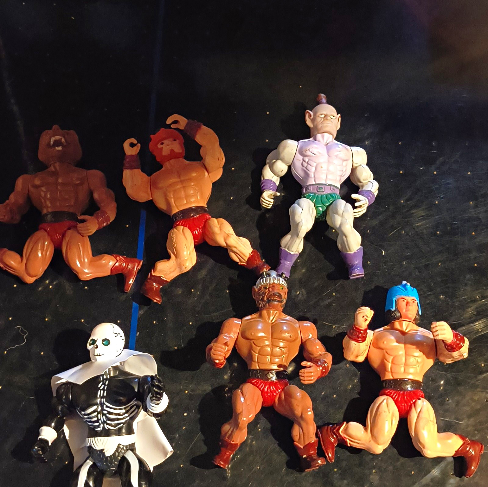 Lot Of 6 Galaxy Heroes. Vintage Motu Knock OffS. Lot Of 6 Galaxy Heroes. Vintage Motu Knock OffS.