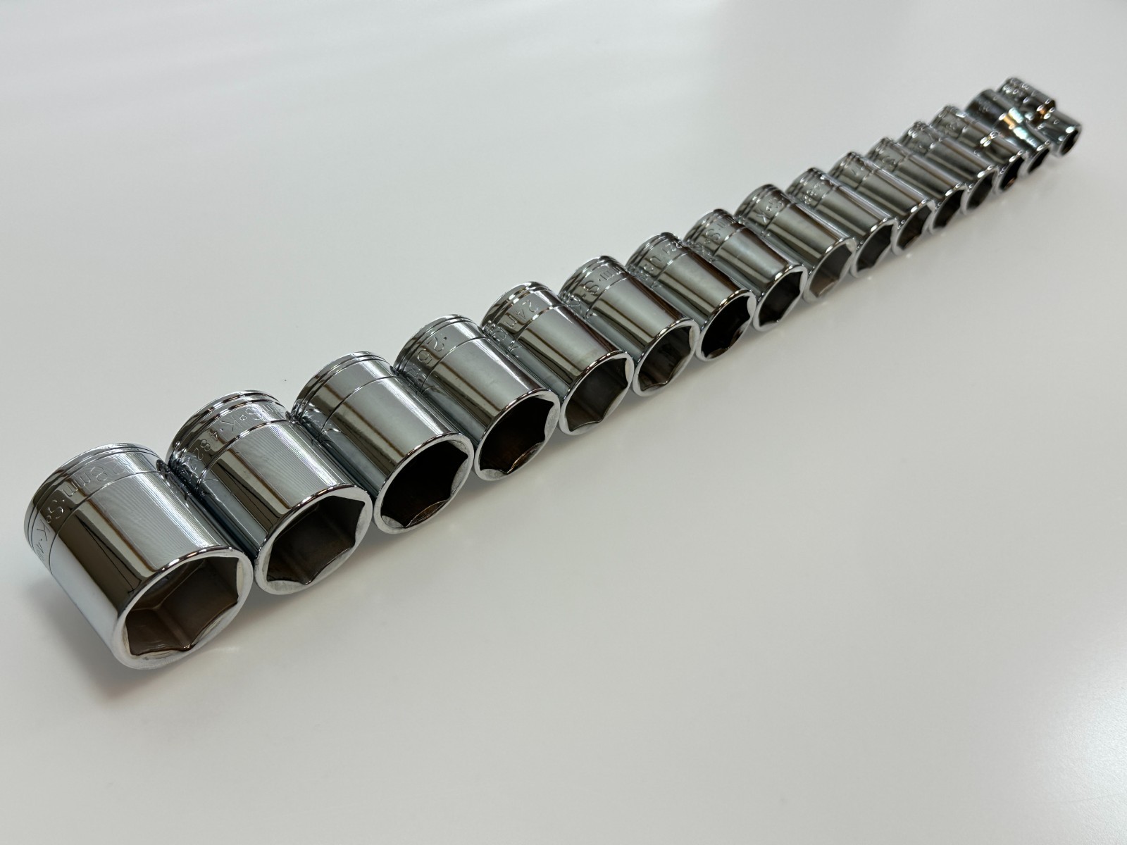 🇺🇸 NEW SK Tools USA 16pc 1/2” Drive Metric 11mm-28mm Socket Set, 6 Point, NOS