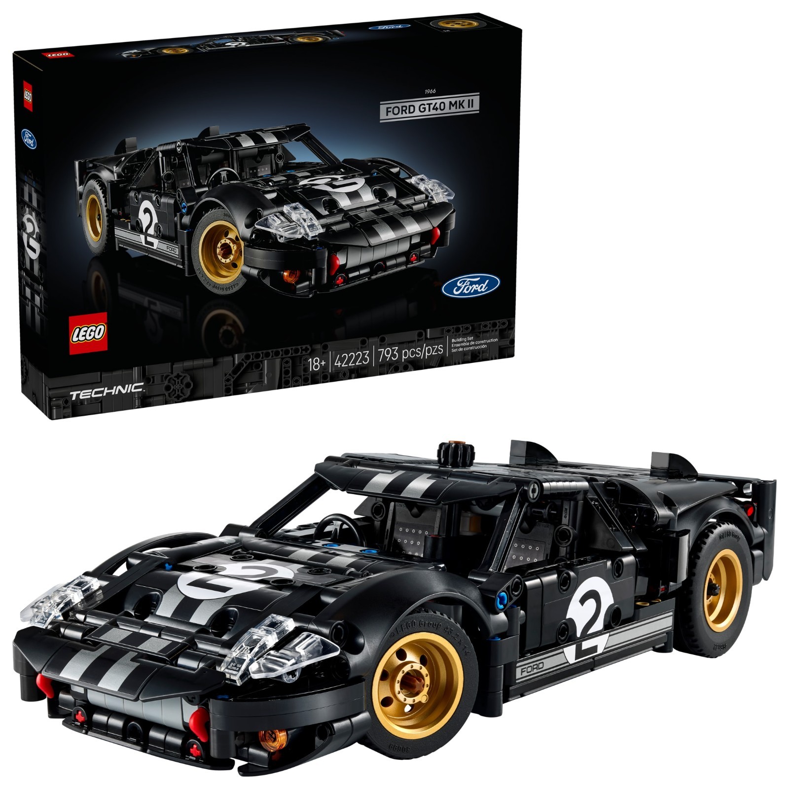 LEGO Technic 1966 Ford GT40 MKII 42223 SALE
