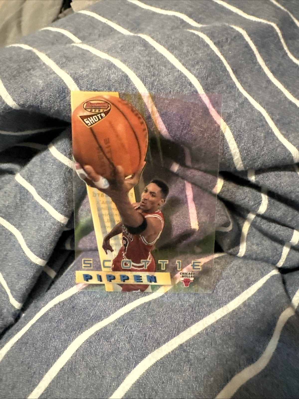 1996-97 Bowman\'s Best Shots Scottie Pippen #BS1 HOF 1996-97 Bowman\'s Best Shots Scottie Pippen #BS1 HOF