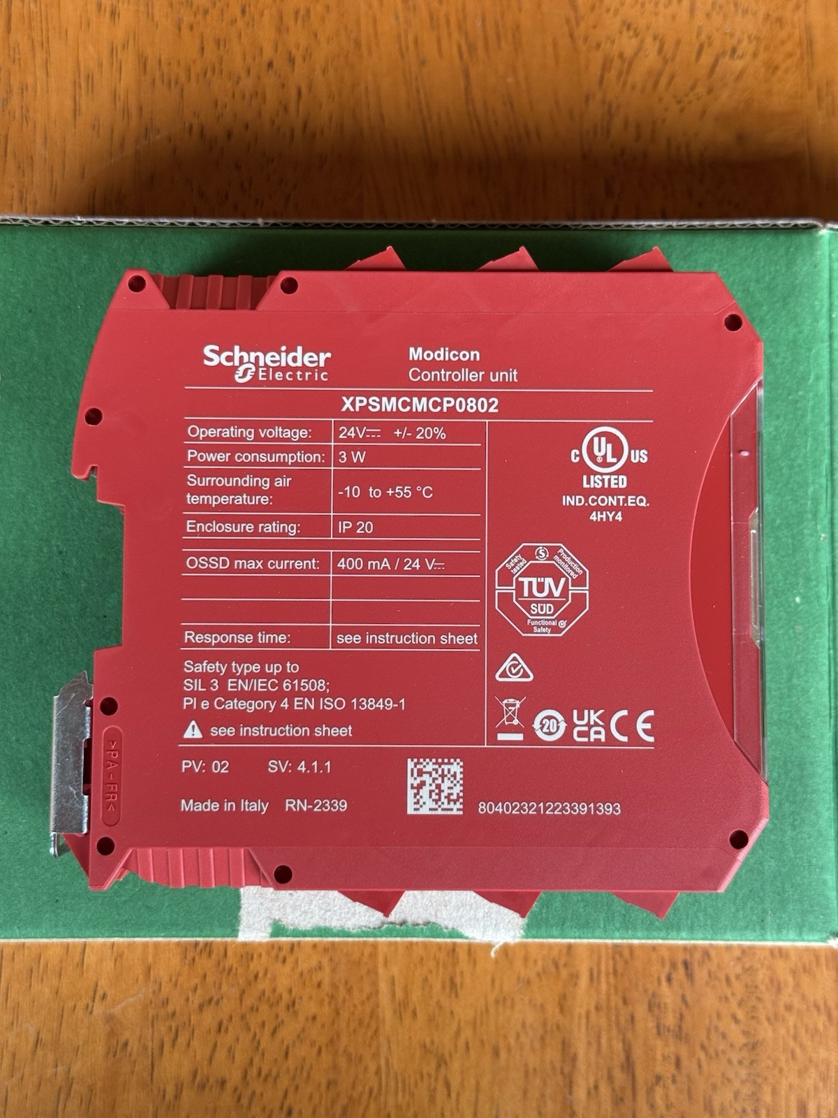 Schneider Electric Preventa XPSMCM Series Safety Controller (XPSMCMCP0802) Schneider Electric Preventa XPSMCM Series Safety Controller (XPSMCMCP0802)
