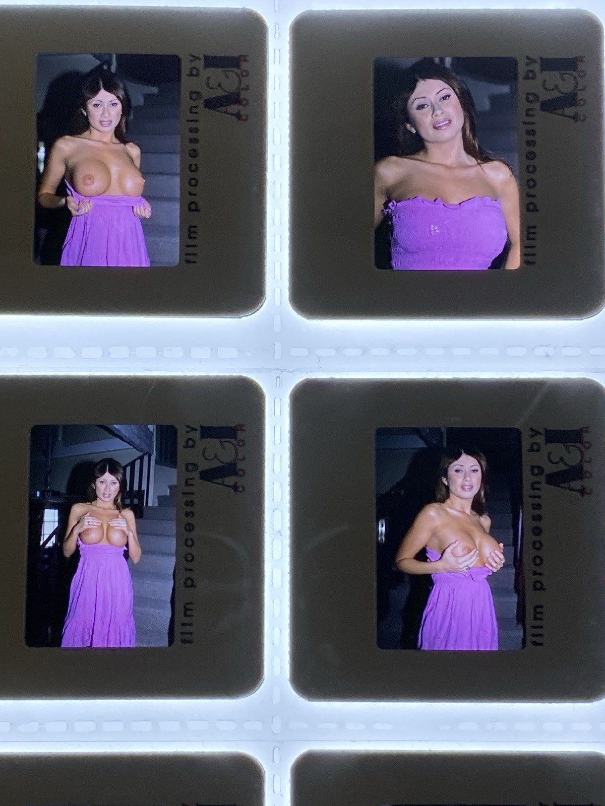 18 Sexy Lisa SEXY Lot Of 35MM SLIDES Glamour Model TRANSPARENCY sjd10